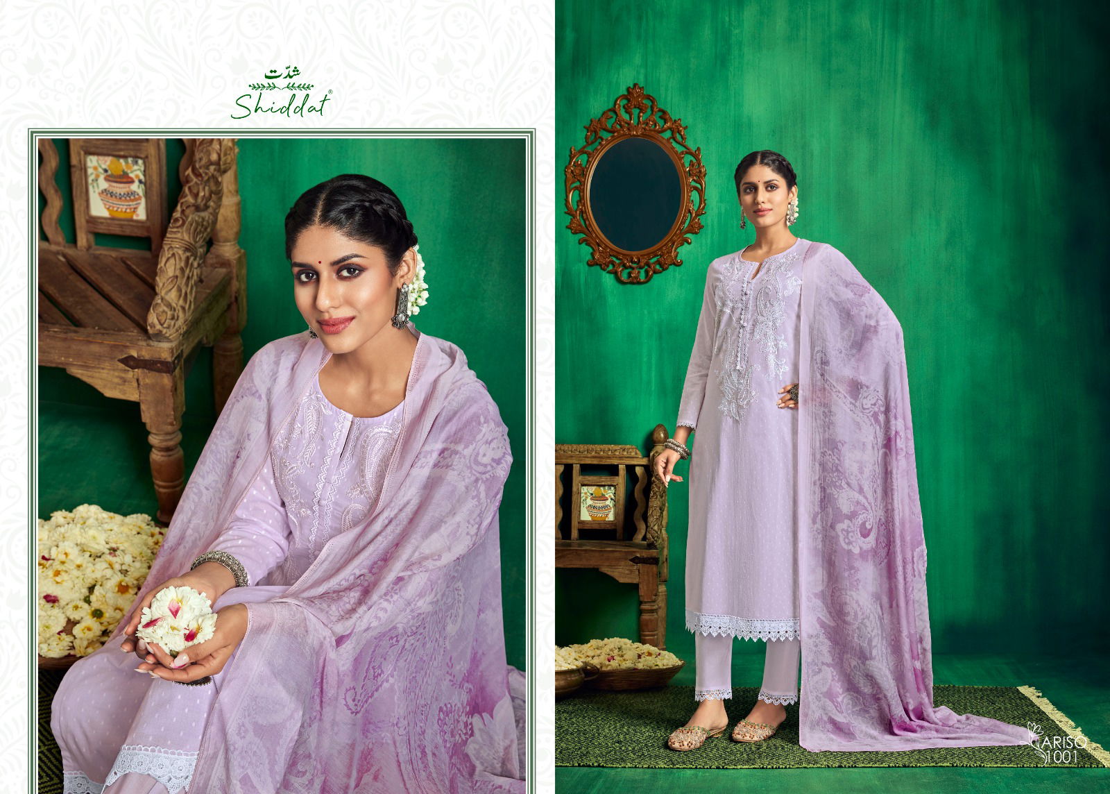 Ariso By Shiddat Shiddat Printed Cotton Embroidery Designer Salwar Kameez Wholesale Market In Surat